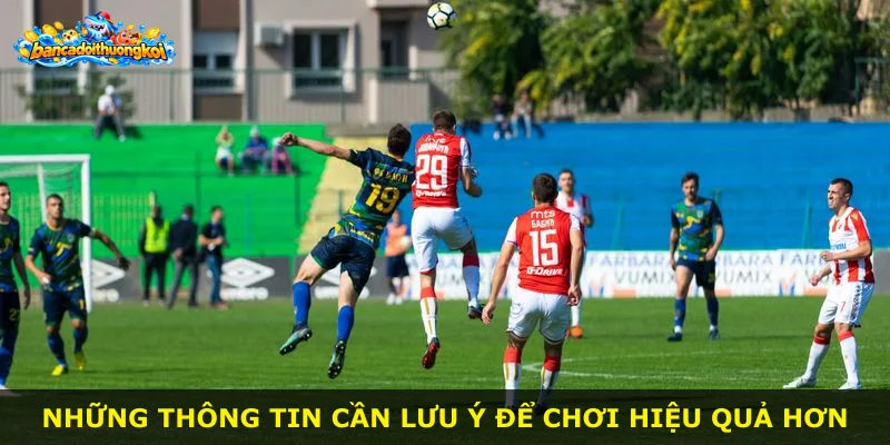 Những thông tin cần lưu ý để chơi hiệu quả hơn
