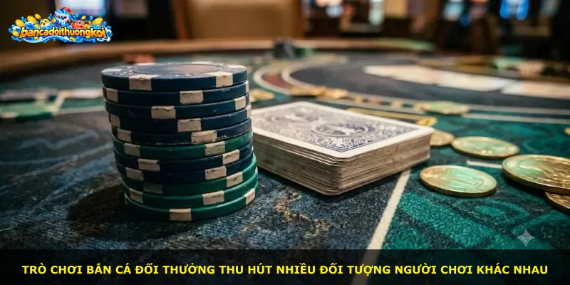 Trò chơi bắn cá đổi thưởng thu hút nhiều đối tượng người chơi khác nhau